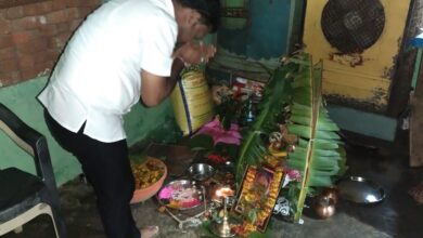 Photo of माजी जि.प.अध्यक्ष अजयभाऊ कंकडालवार यांनी पुण्यानुमोदन कार्यक्रमाला उपस्थित