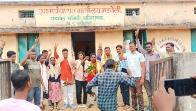 Photo of मडवेली ग्रामपंचायत येथील आविसं अजयभाऊ मित्र परिवारचे एक हाती सत्ता