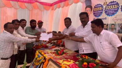 Photo of पेठा – येल्लाराम रस्ता आणि फुल बांधकाम निकृष्ट दरजेचे – सबंधितअधिकारी व कंत्राटदारांना चौकशी करा