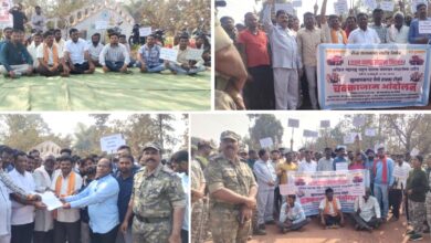 Photo of हिट अँड रन या कायद्याच्या विरोधात मालक चालक संघटना अहेरी – आलापल्ली तर्फे अहेरी आलापल्ली बंदचा नारा