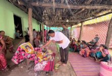 Photo of माजी जि.प.अध्यक्ष डॉ.अजय कंकडालवार यांनी तेरवी कार्यक्रला उपस्थित