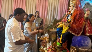 Photo of शारदीय नवरात्री उत्सवात अहेरी विधानसभा क्षेत्रात भक्तीमय वातावरण